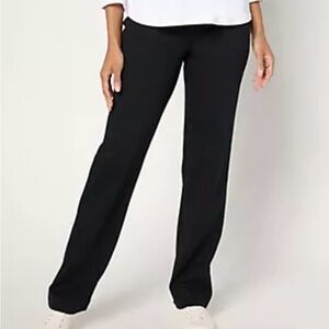 🆕 Isaac Mizrahi Live! Straight Black Pants *NWT* size: XLTall  QVC